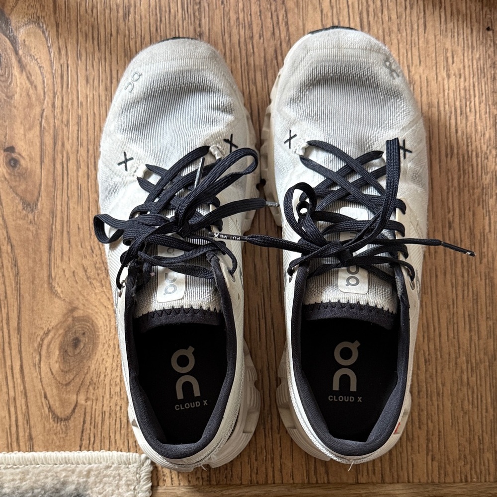 ON Cloud X Black& Gray W7 Sneakers